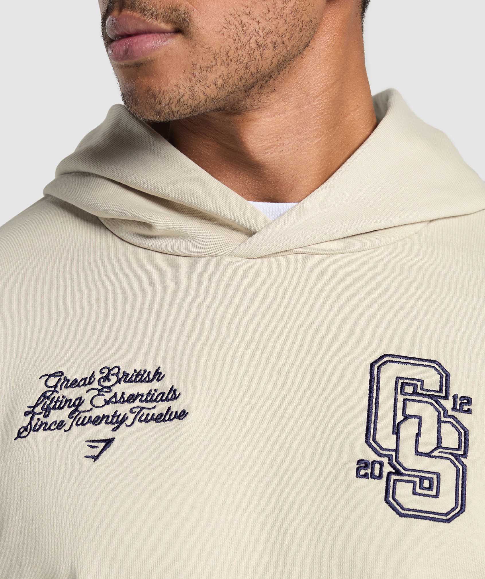 Lifting Essentials Hoodie - Pebble Grey
