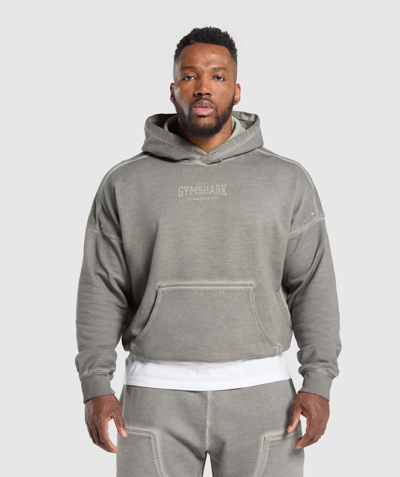 Heavyweight Hoodie - Metal Grey/ Asphalt Grey Wash