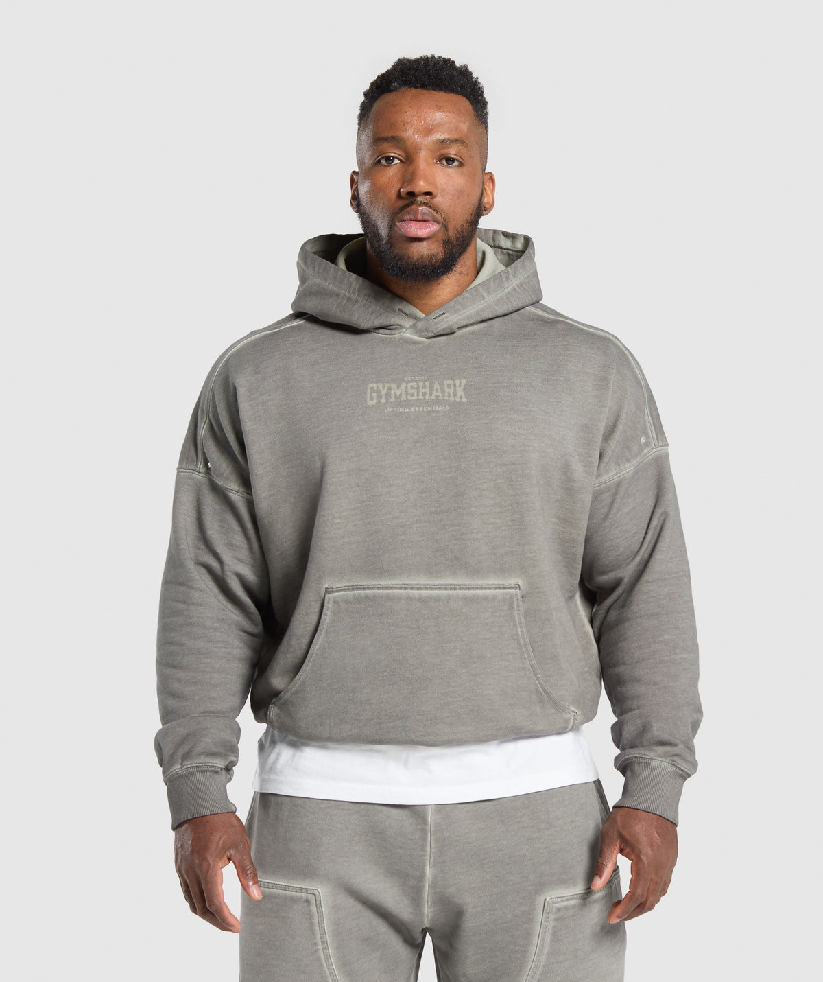 Heavyweight Hoodie - Metal Grey/ Asphalt Grey Wash