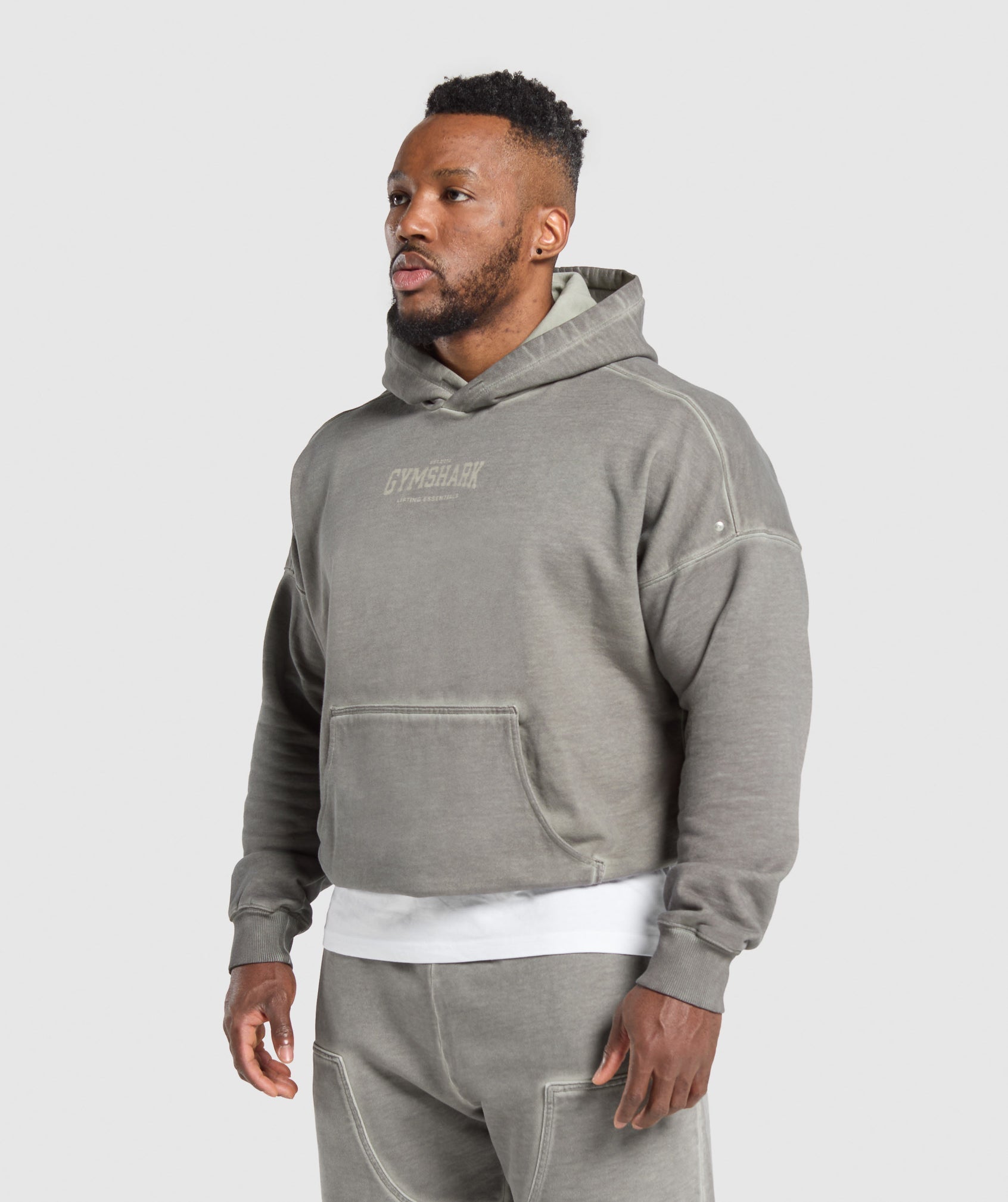 Heavyweight Hoodie - Metal Grey/ Asphalt Grey Wash