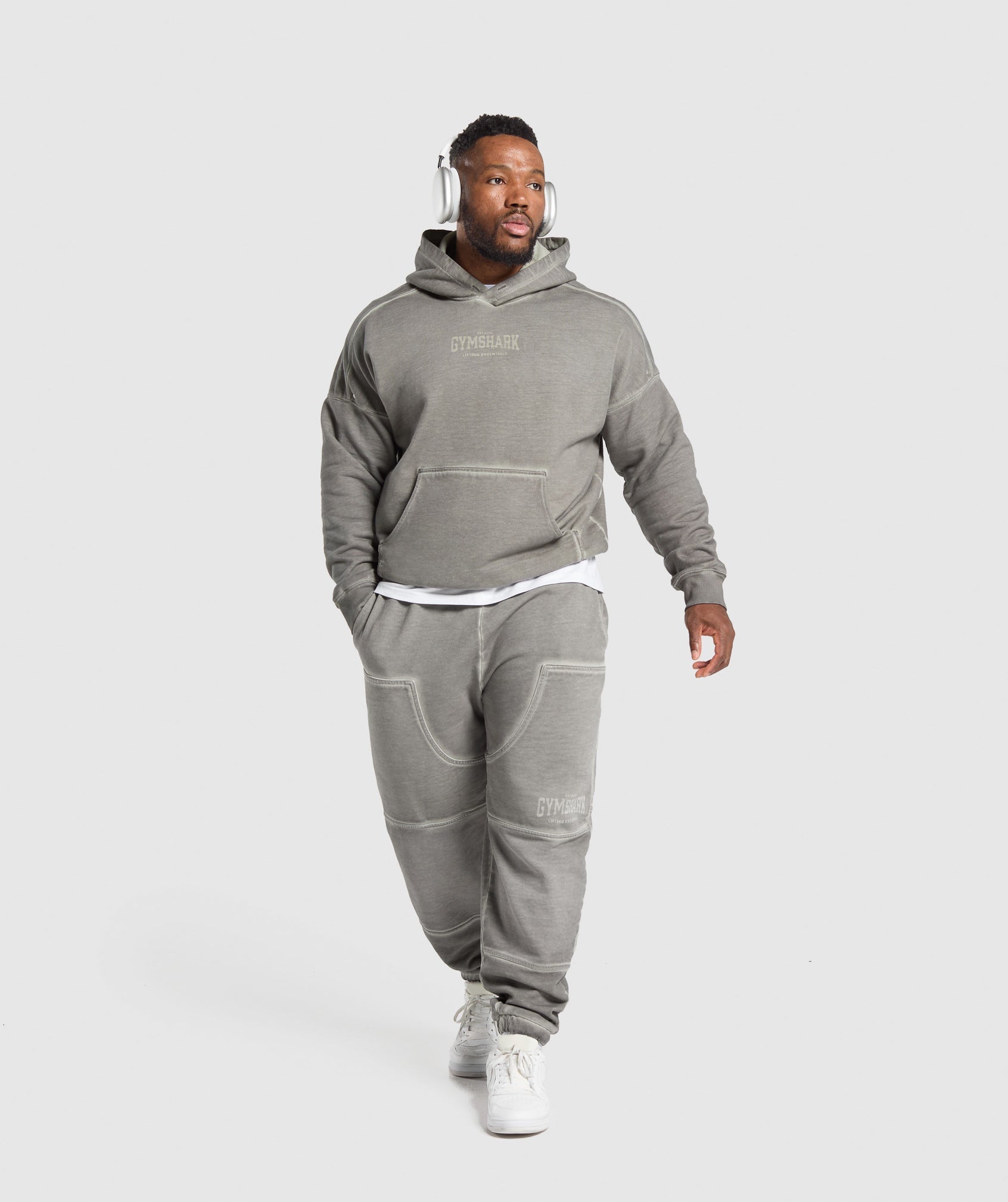 Heavyweight Hoodie - Metal Grey/ Asphalt Grey Wash
