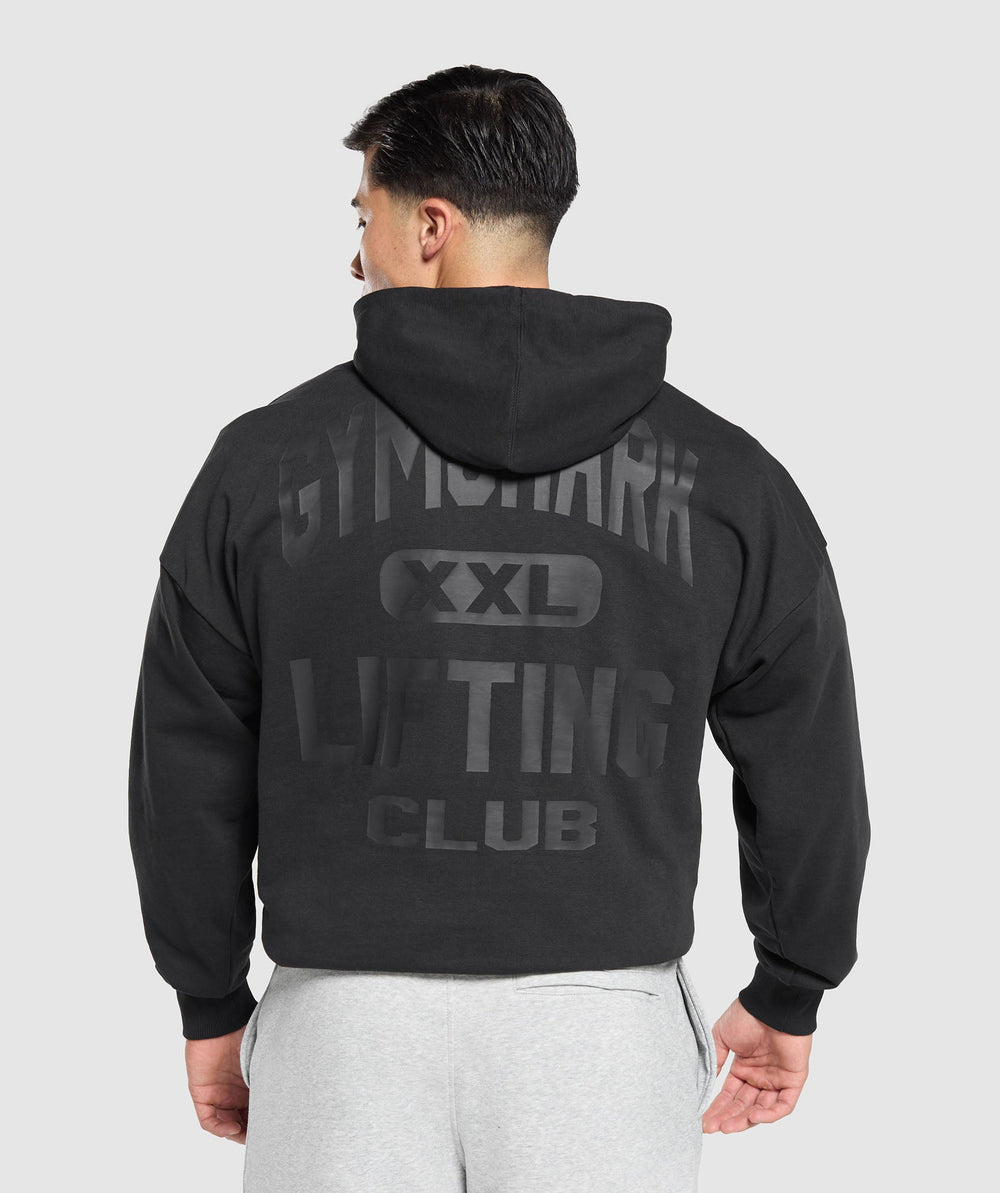 XXL Graphic Hoodie - Black