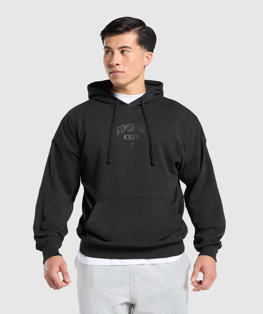 XXL Graphic Hoodie - Black