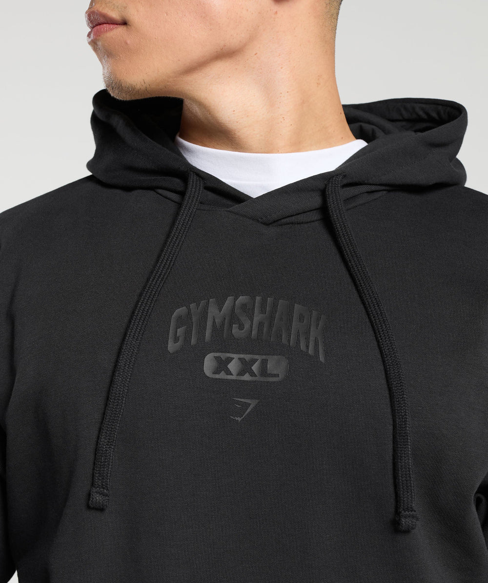XXL Graphic Hoodie - Black