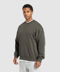Rest Day Essentials Crew - Strength Green