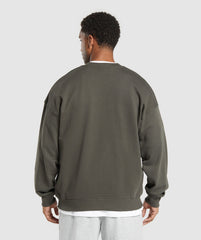 Rest Day Essentials Crew - Strength Green