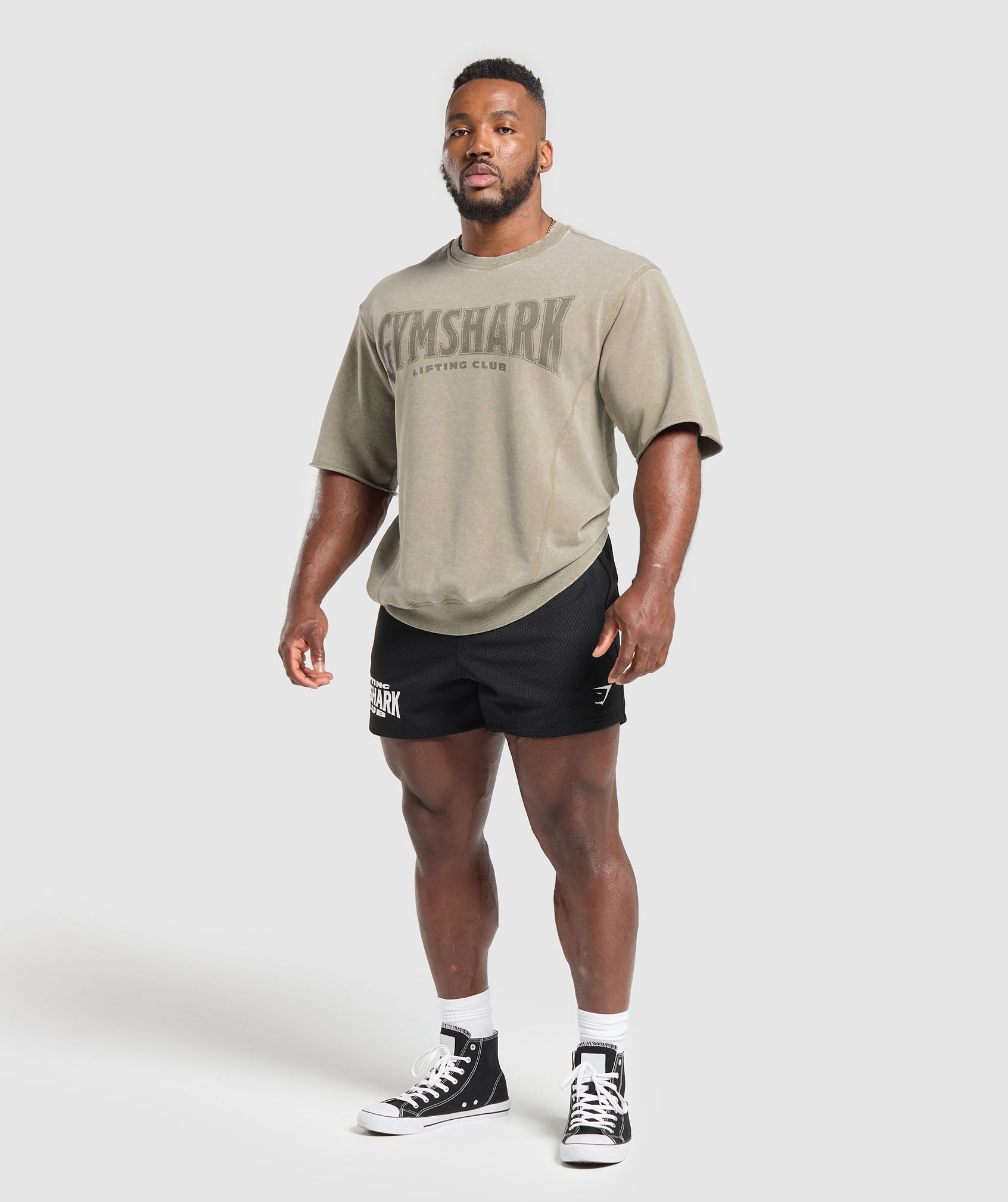 Heritage Washed Short Sleeve Crew - Utility Green