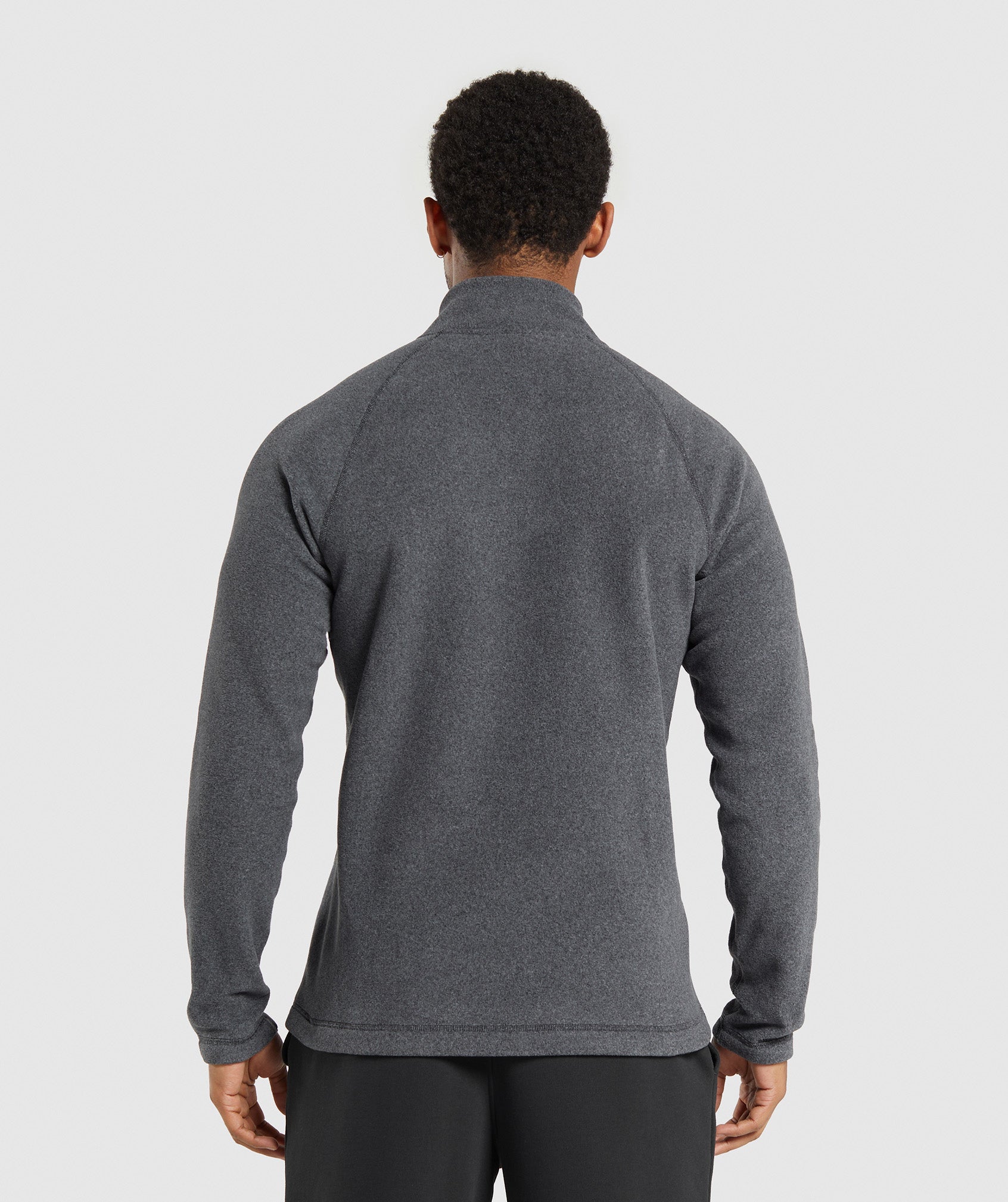 Fleece 1/4 Zip - Black/Graphite Grey