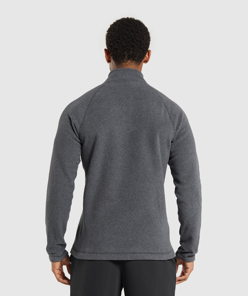 Fleece 1/4 Zip - Black/Graphite Grey
