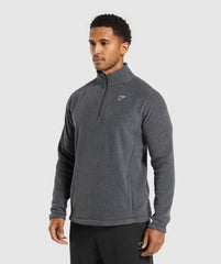 Fleece 1/4 Zip - Black/Graphite Grey