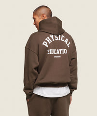 Phys Ed Hoodie - Archive Brown
