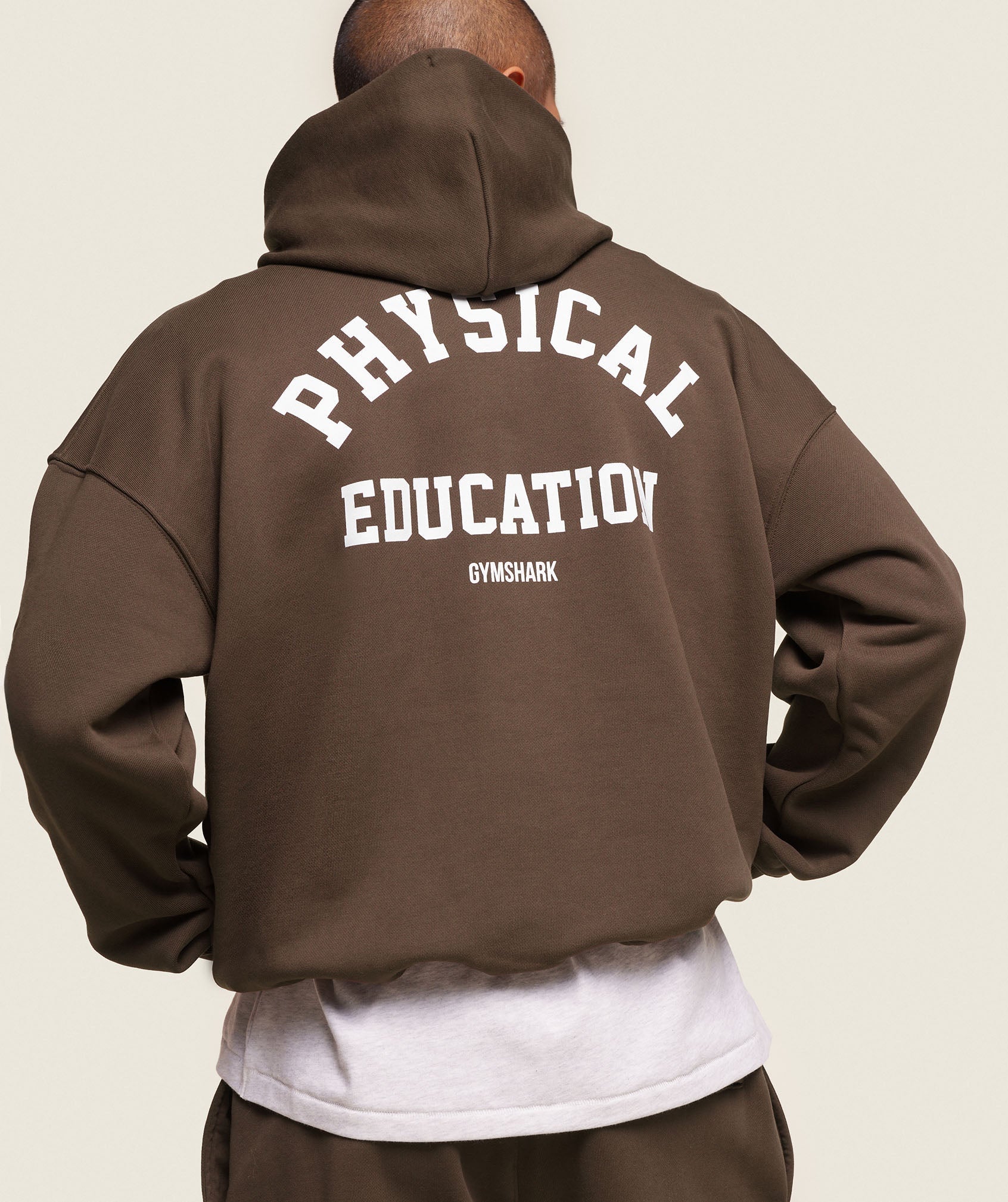 Phys Ed Hoodie - Archive Brown