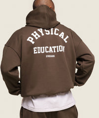 Phys Ed Hoodie - Archive Brown