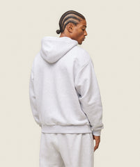 everywear Relaxed Zip Hoodie - Bros Soft Grey Marl
