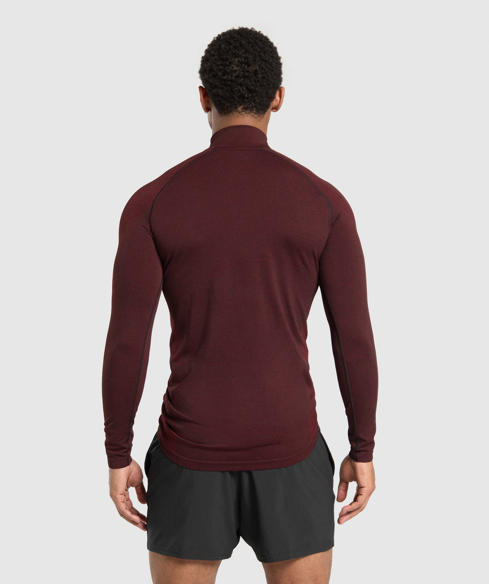 Vital 1/4 Zip - Black/Sets Red