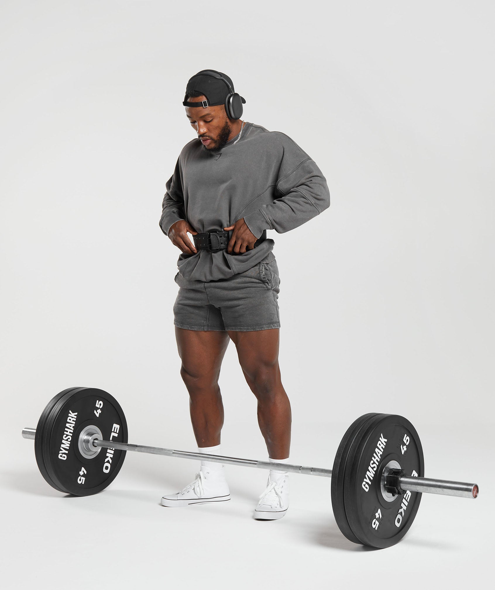 Heritage Washed Crew - Onyx Grey