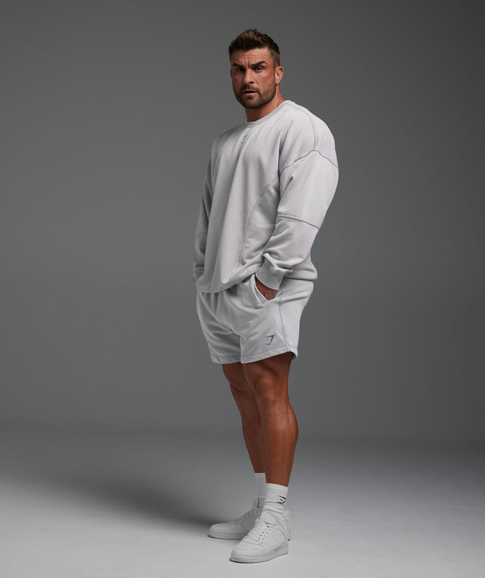 Heritage Washed Crew - Denim Grey