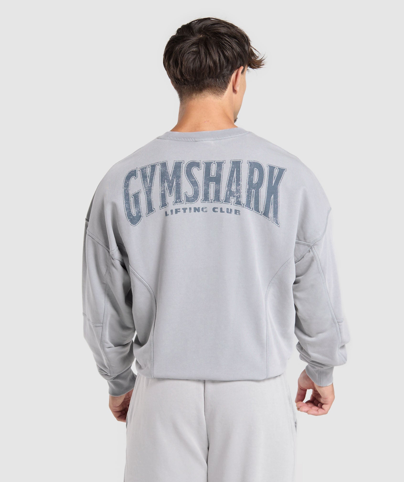 Heritage Washed Crew - Denim Grey