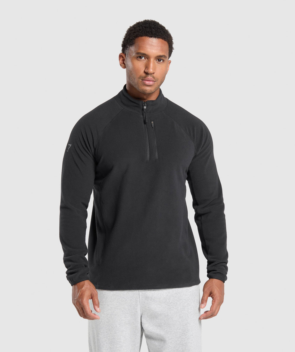 Fleece 1/4 Zip - Black
