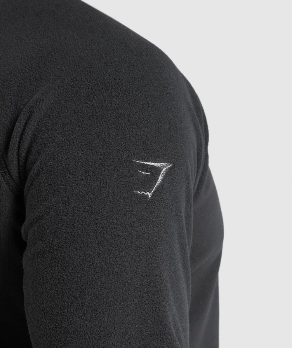 Fleece 1/4 Zip - Black