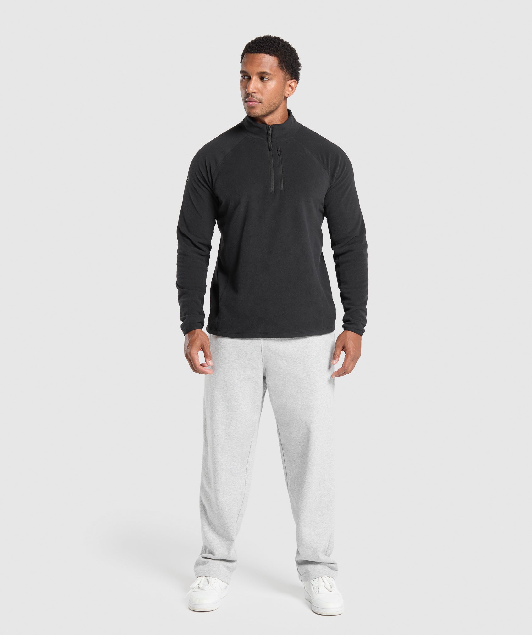 Fleece 1/4 Zip - Black