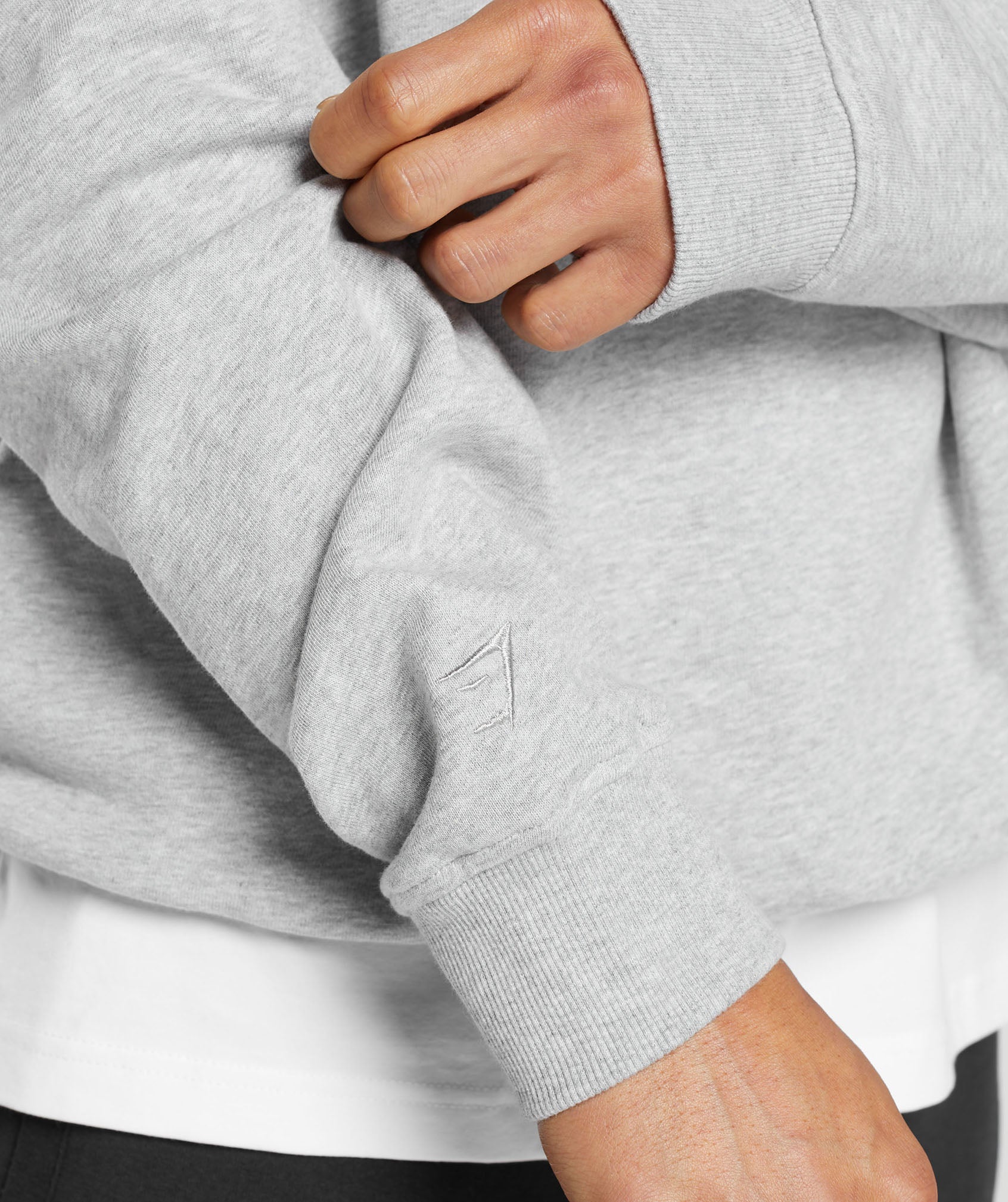 Rest Day Essential Crew - Light Grey Core Marl