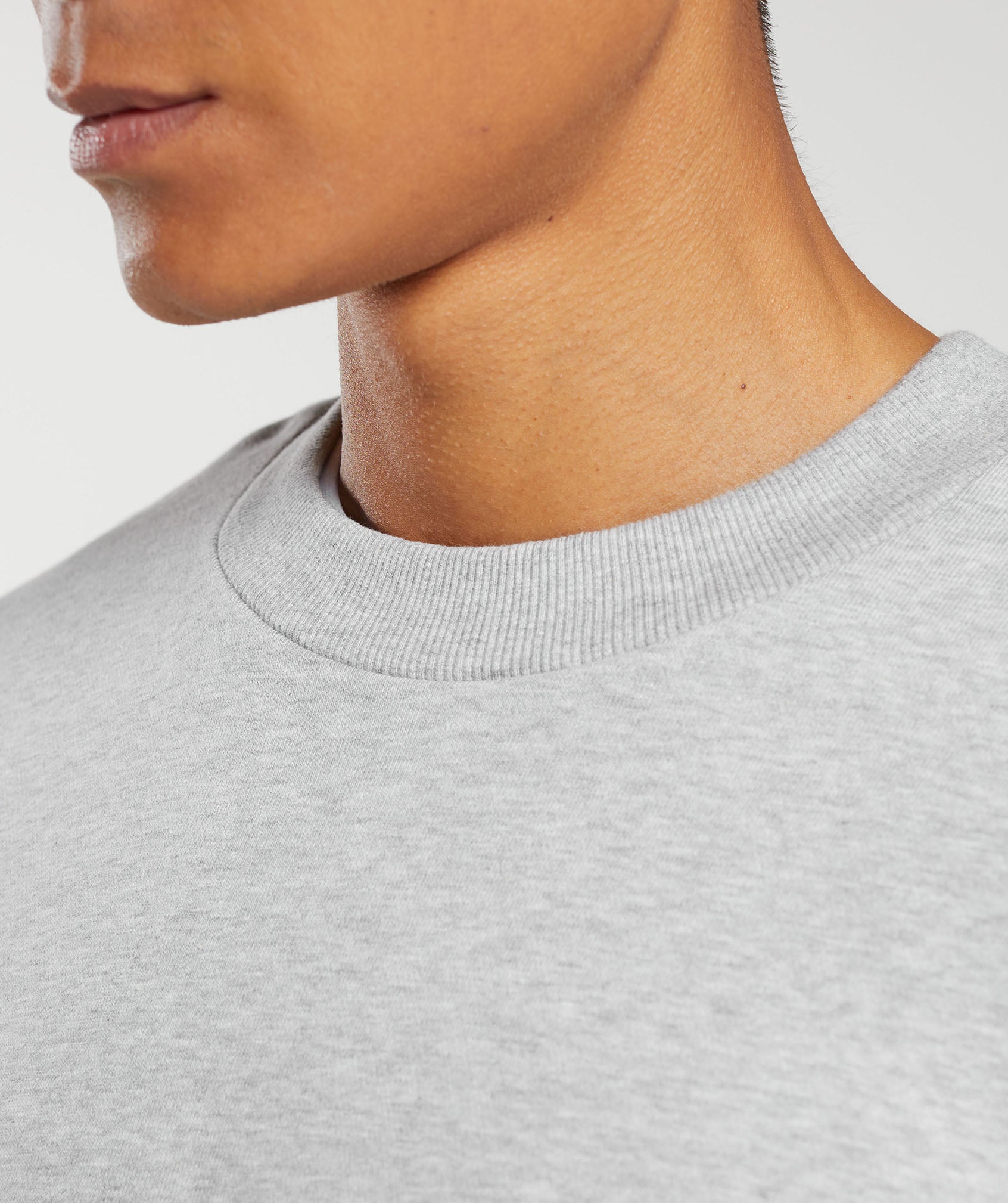 Rest Day Essential Crew - Light Grey Core Marl