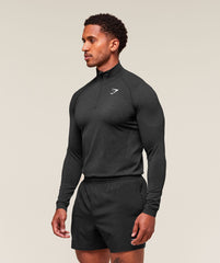 Vital 1/4 Zip - Black/Silhouette Grey