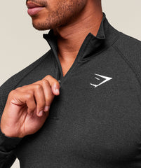Vital 1/4 Zip - Black/Silhouette Grey