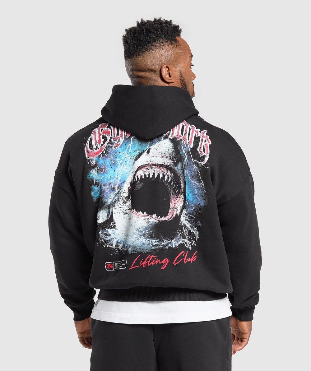 Shark Hoodie - Black