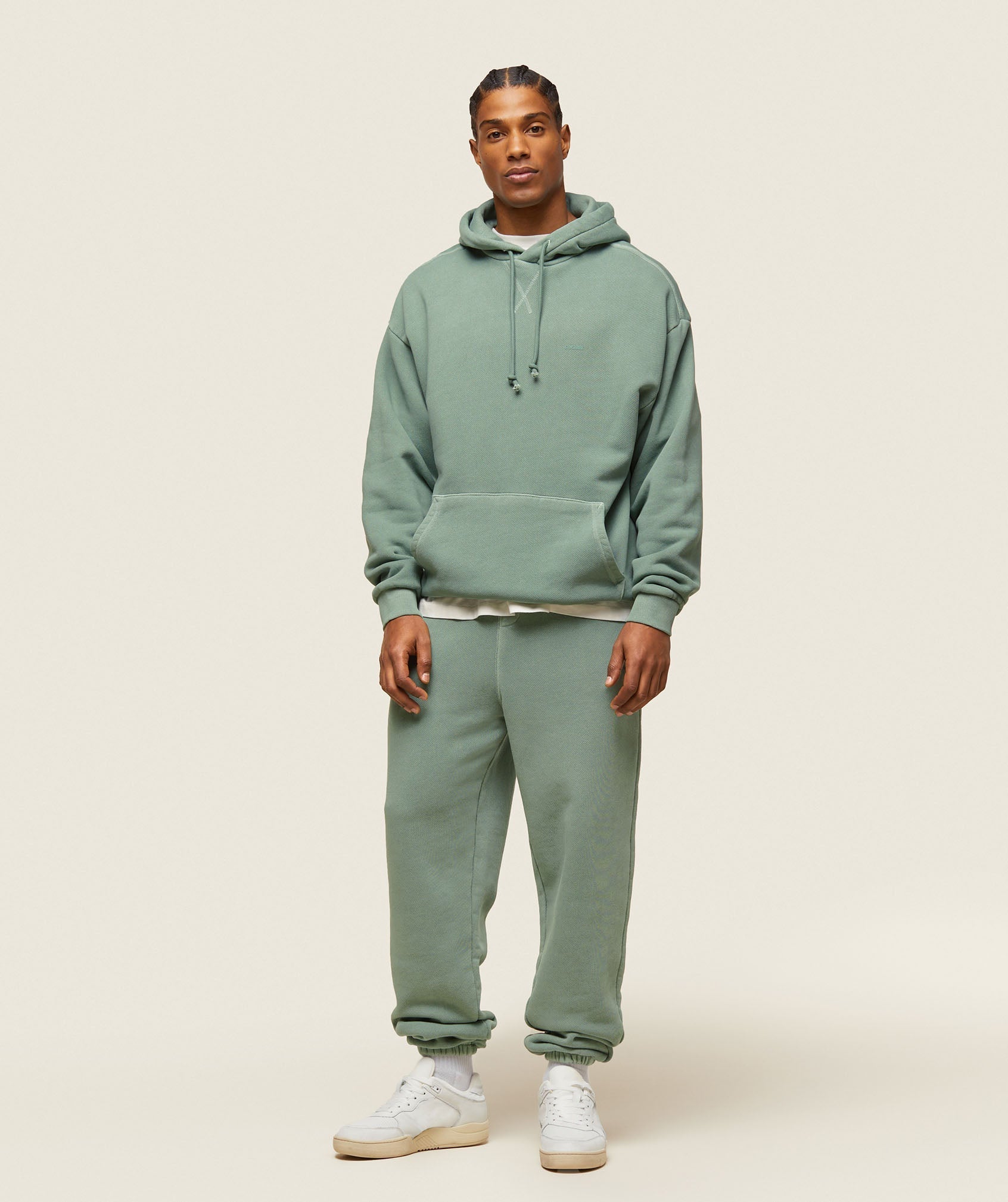 everywear Relaxed Hoodie - Dollar Green