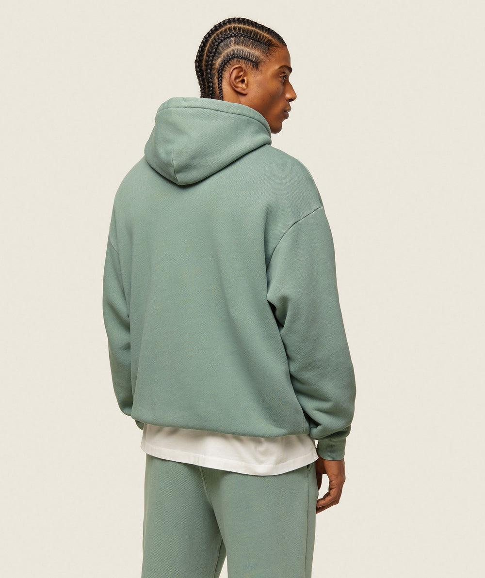 everywear Relaxed Hoodie - Dollar Green