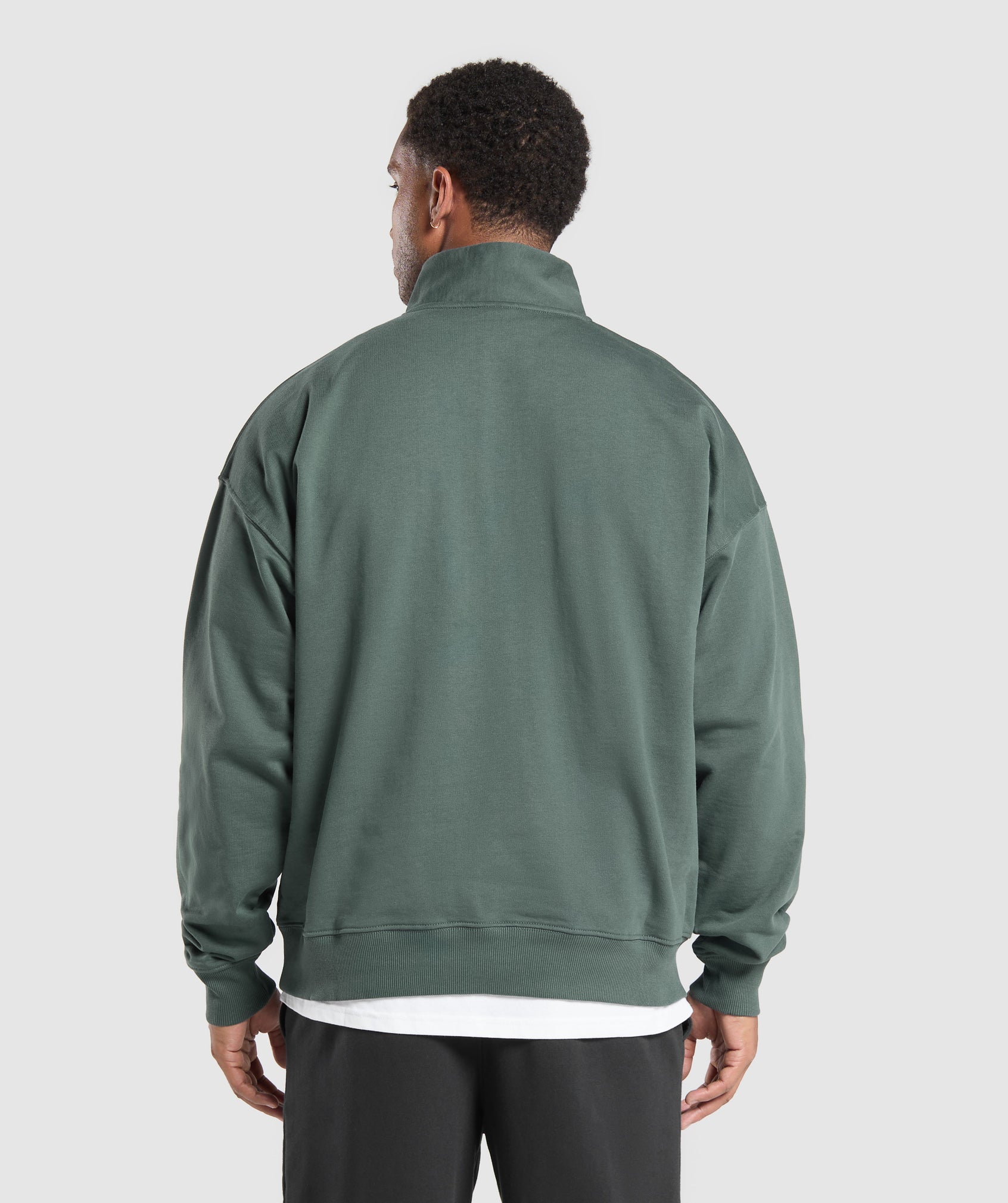 Rest Day Sweats 1/4 Zip - Slate Teal