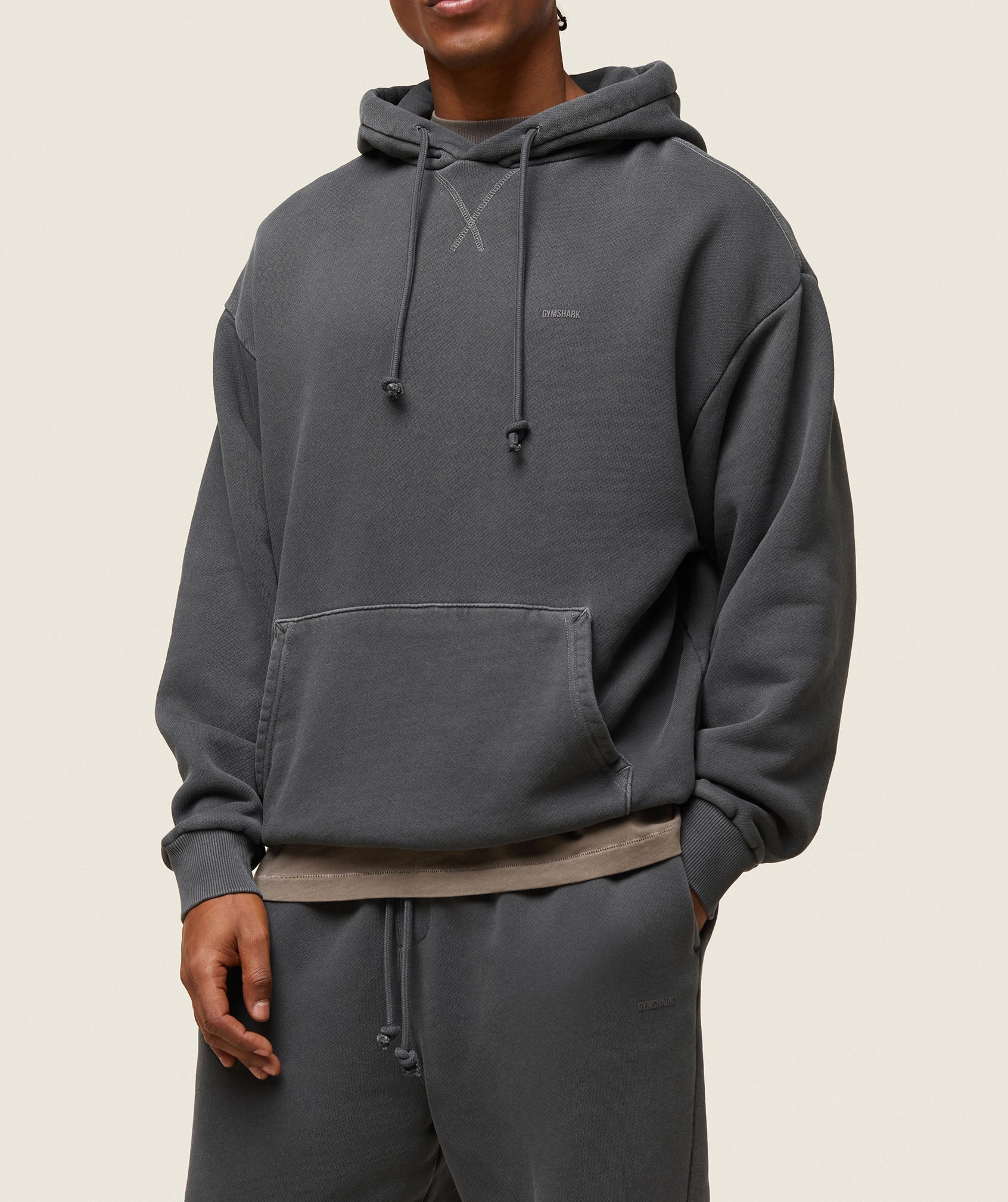everywear Relaxed Hoodie - Washed Black