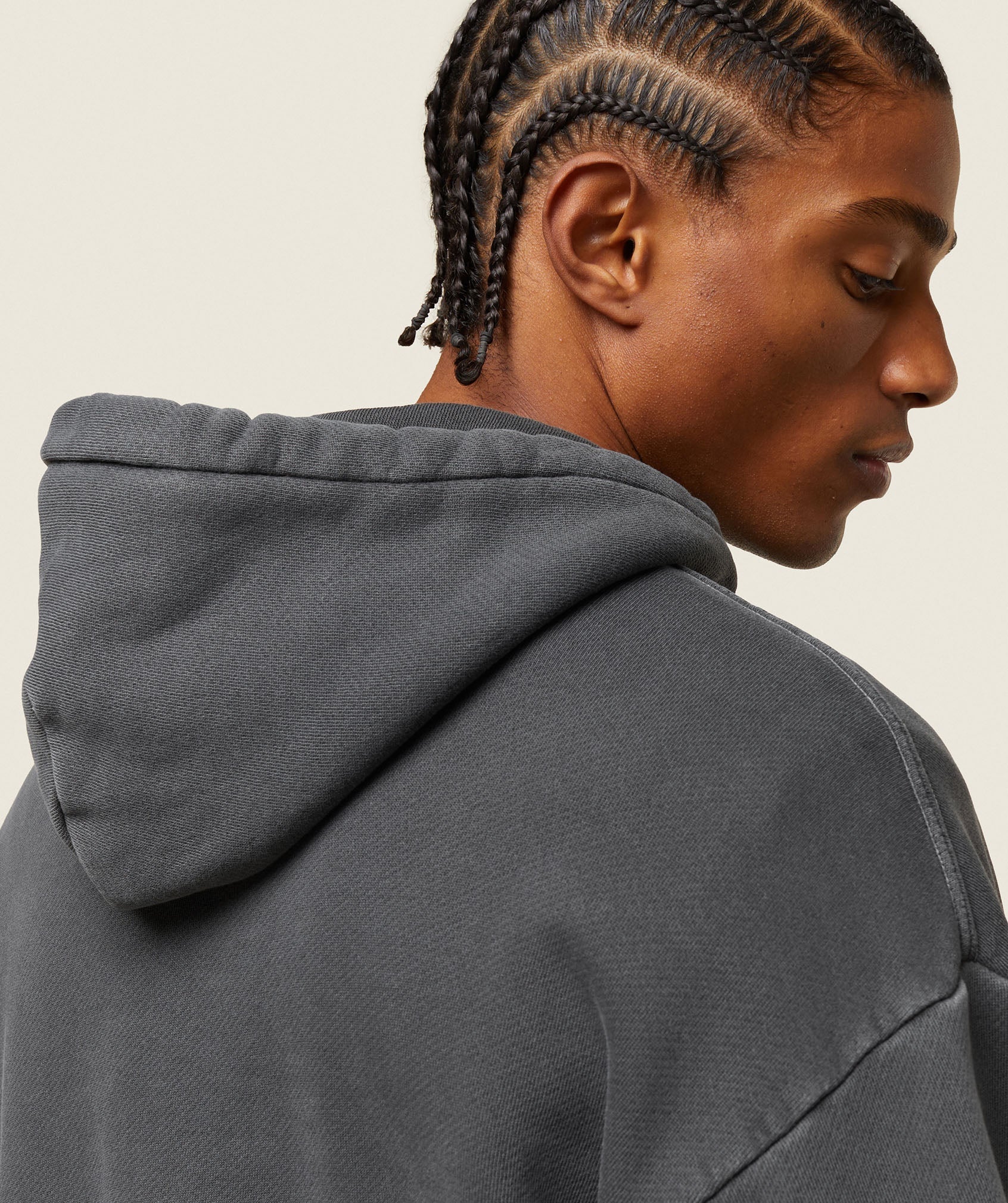 everywear Relaxed Hoodie - Washed Black