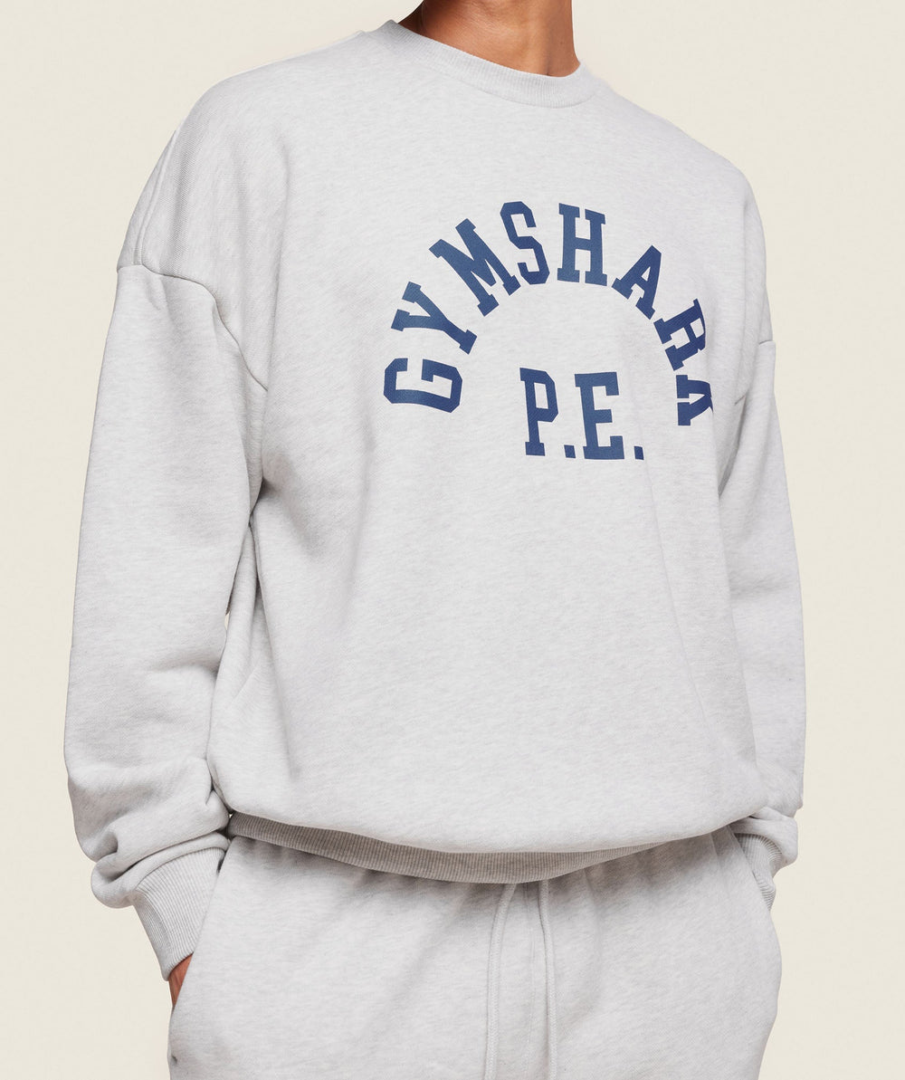 Phys Ed Crew - Light Grey Marl