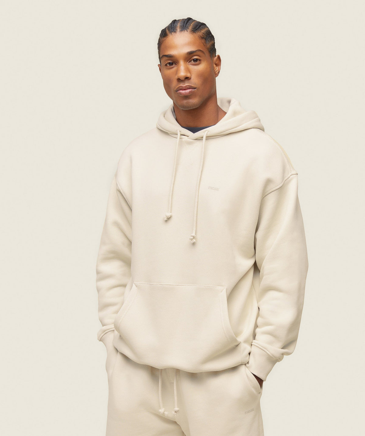 everywear Relaxed Hoodie - Oat White