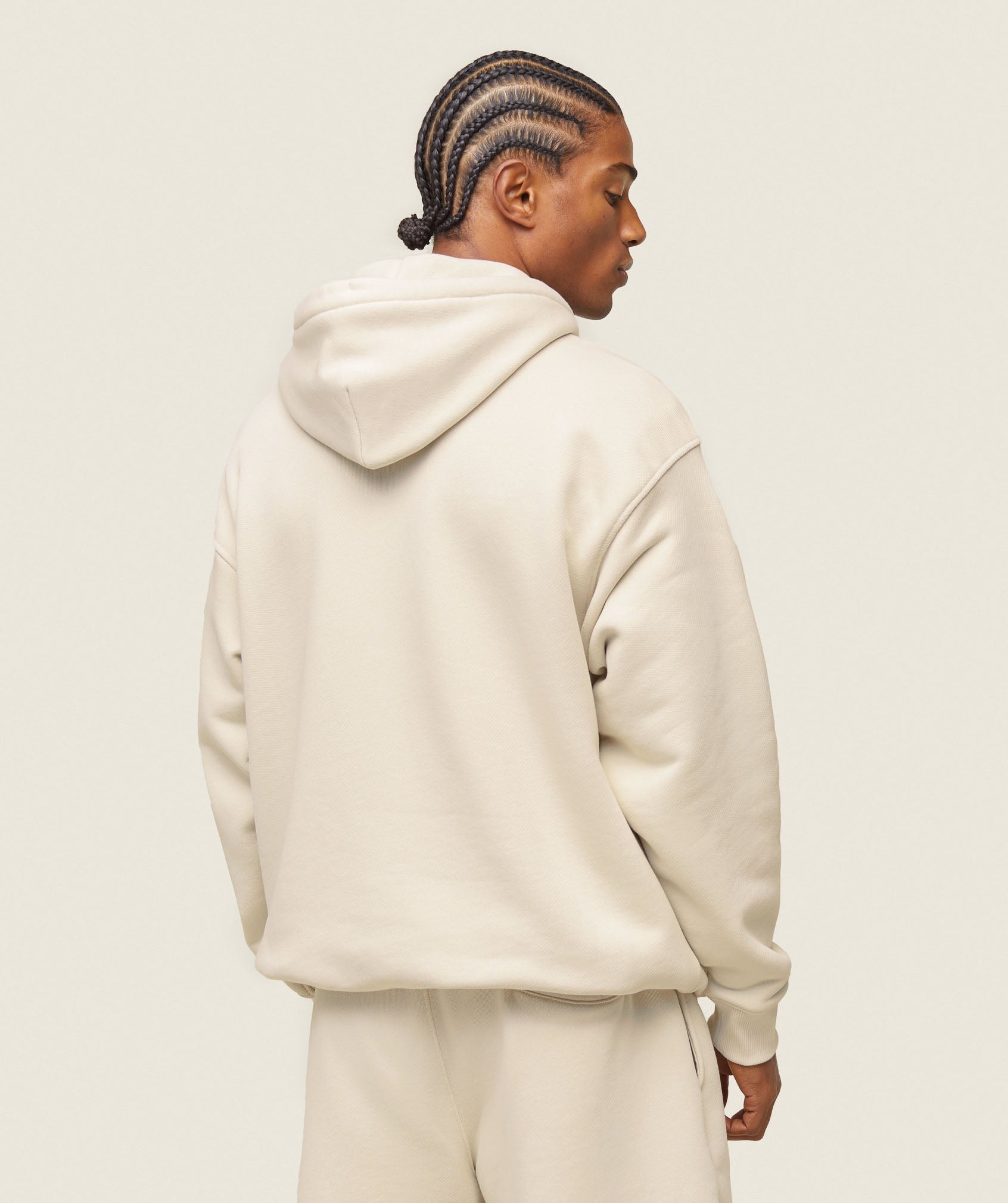 everywear Relaxed Hoodie - Oat White