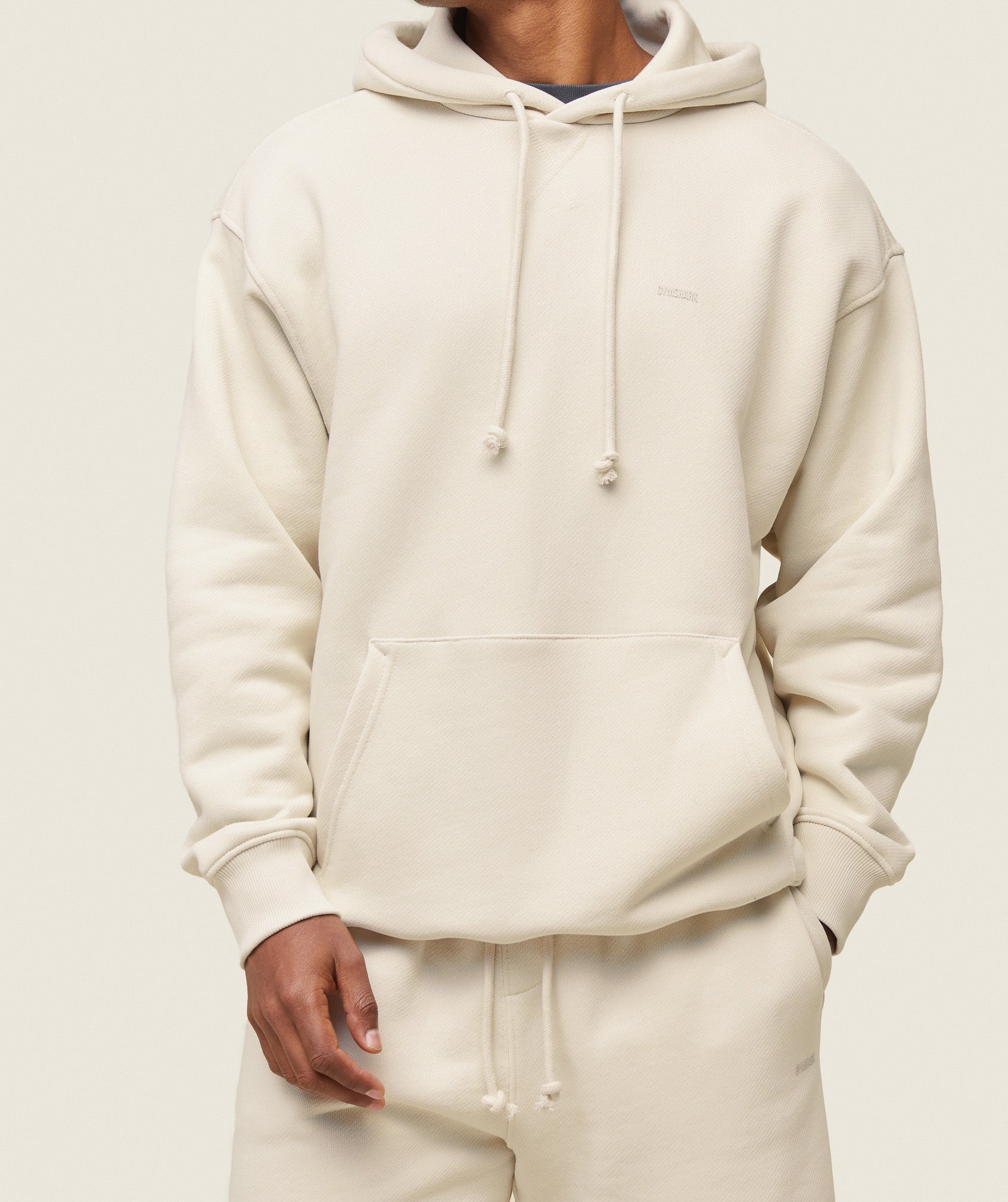 everywear Relaxed Hoodie - Oat White