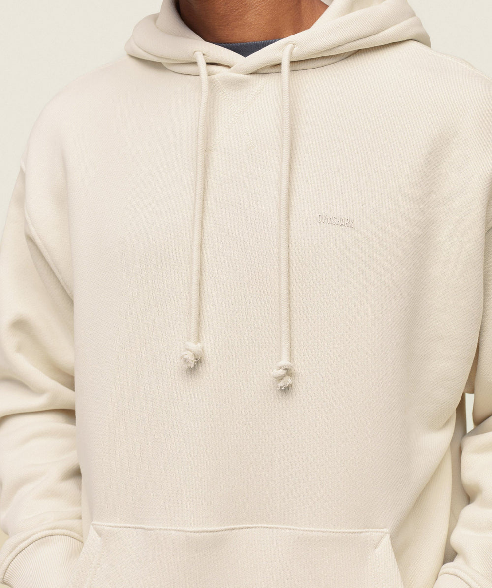 everywear Relaxed Hoodie - Oat White
