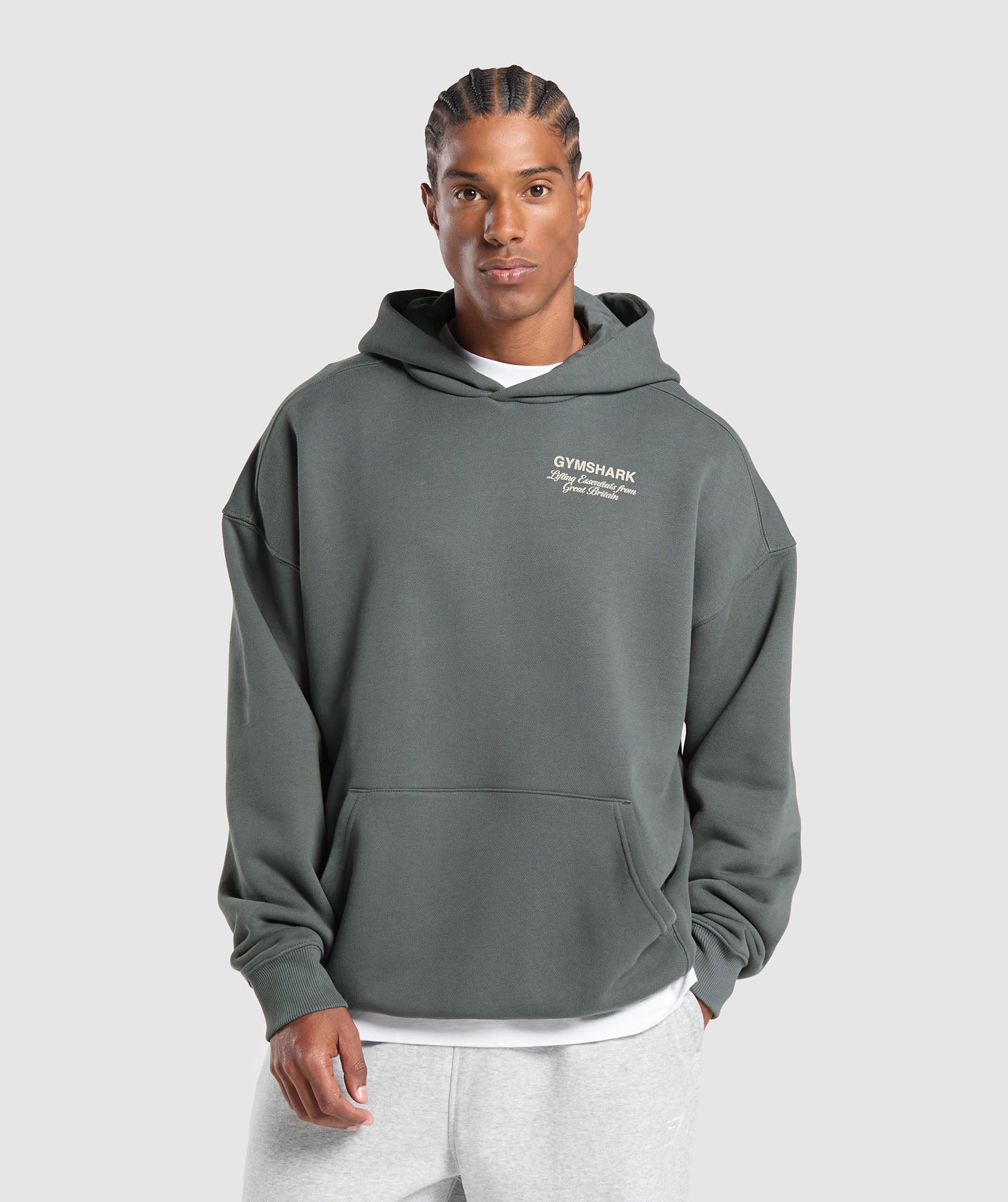 British Iron Hoodie - Slate Teal