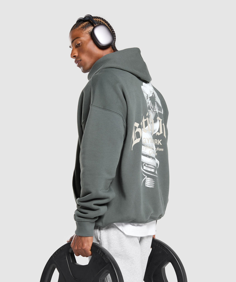 British Iron Hoodie - Slate Teal