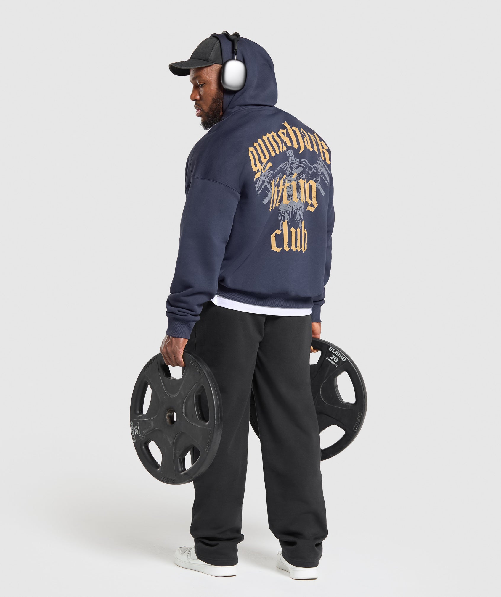 Lifting Club Hoodie - Heavy Blue