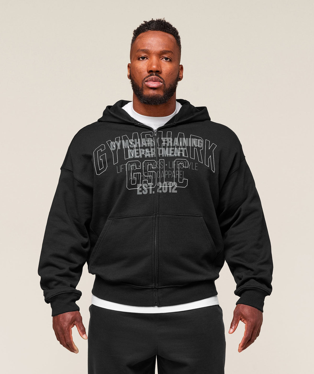 Authentic Apparel Zip Up Hoodie - Black