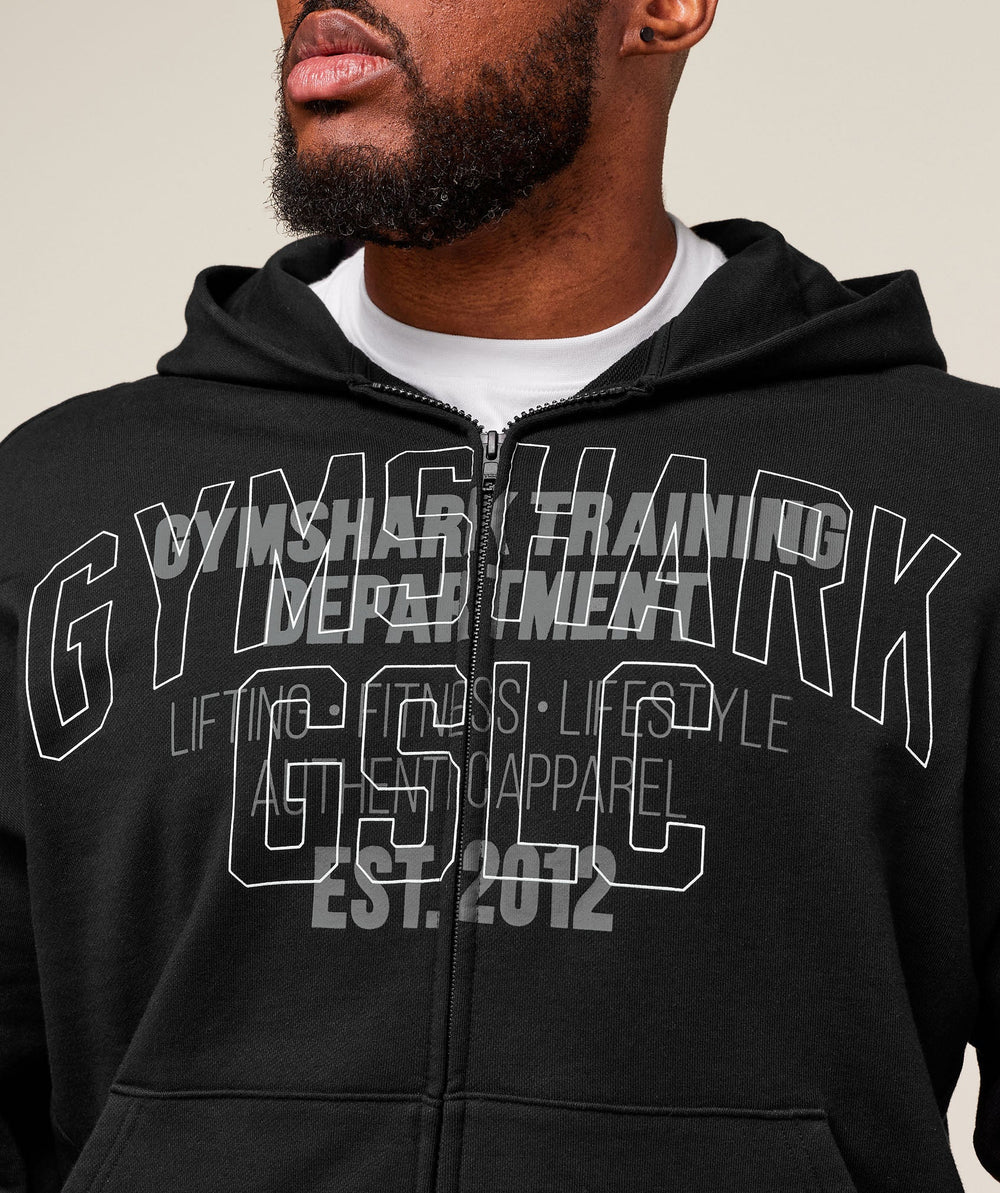 Authentic Apparel Zip Up Hoodie - Black