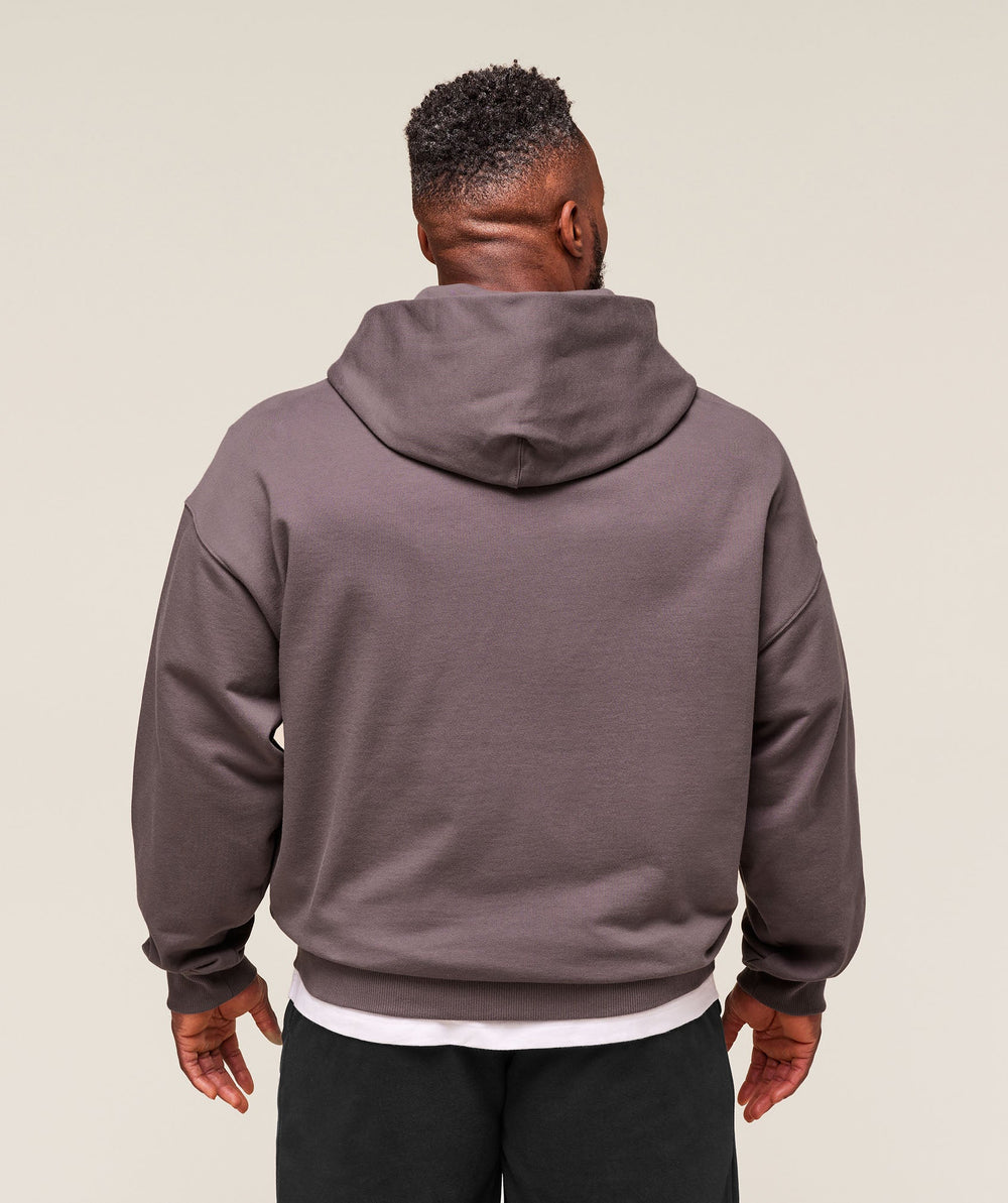 Authentic Apparel Zip Up Hoodie - Brushed Purple