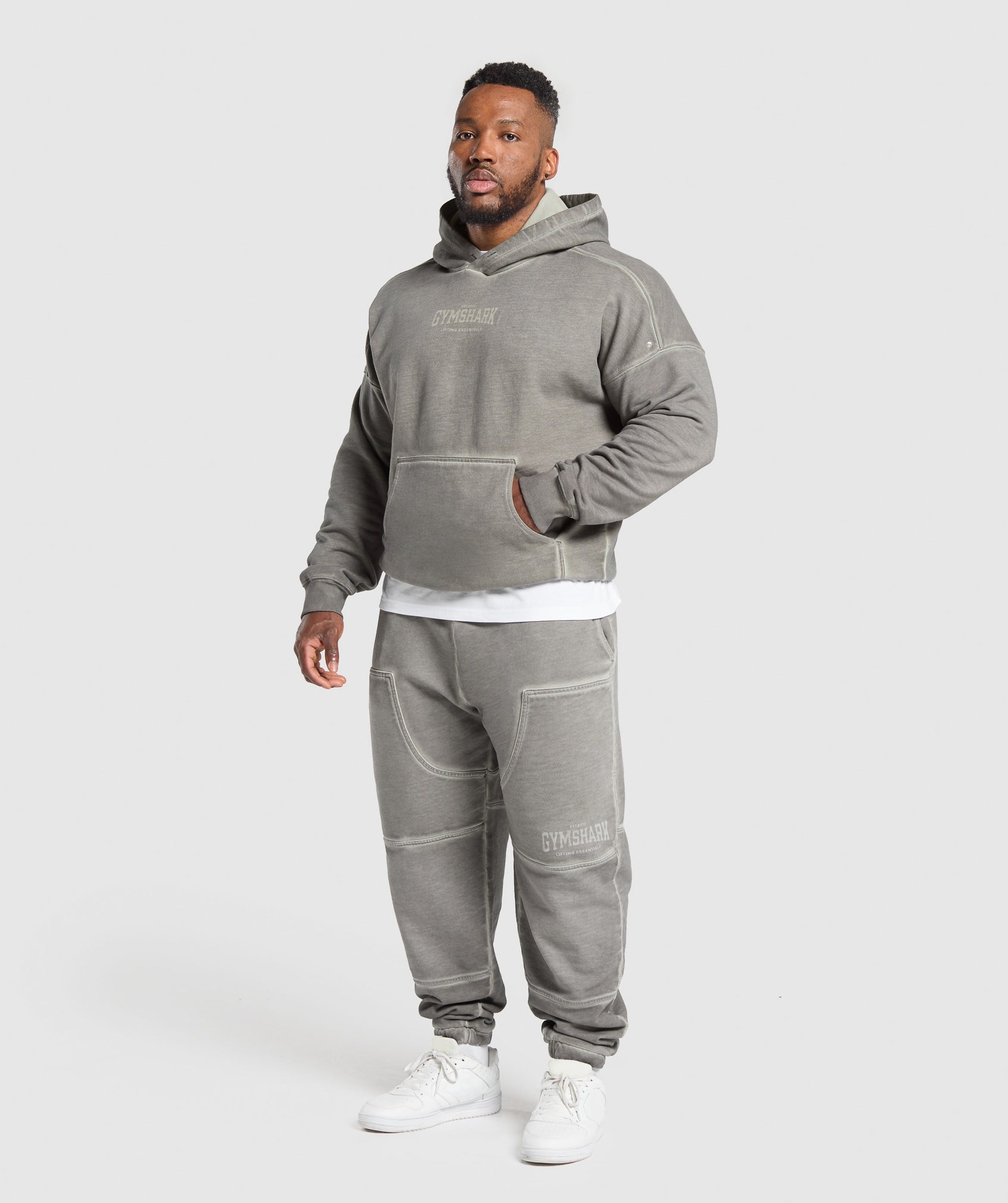Heavyweight Joggers - Metal Grey/ Asphalt Grey