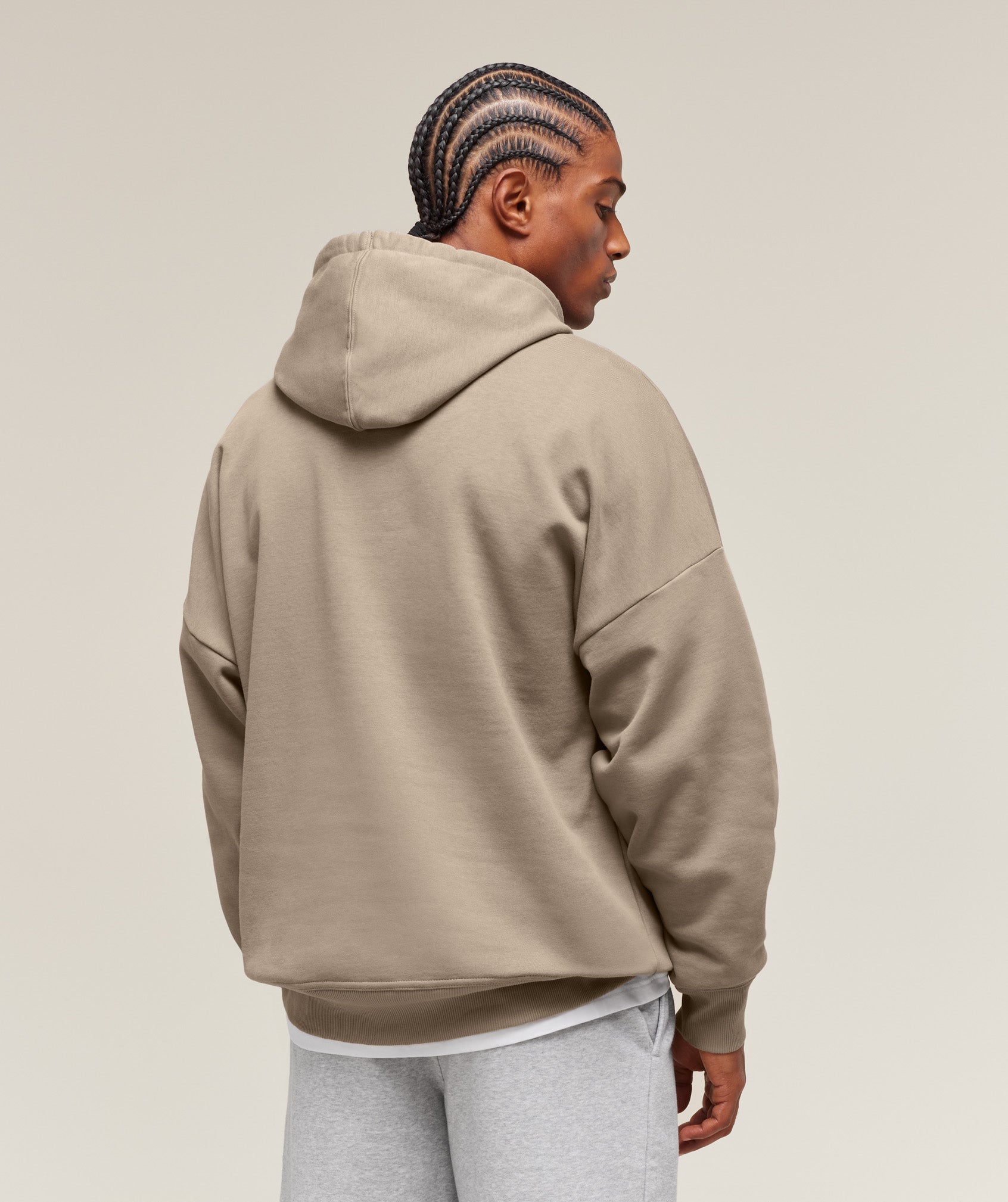 Crest Oversized Hoodie - Lifestyle Brown