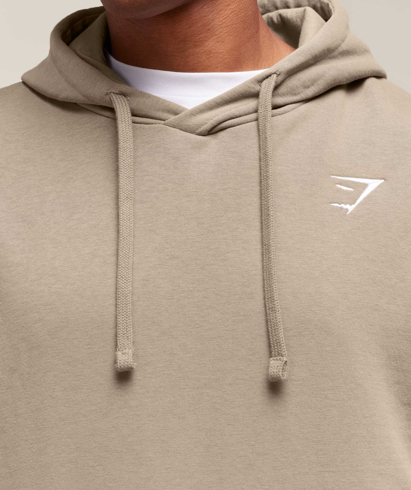 Crest Oversized Hoodie - Lifestyle Brown