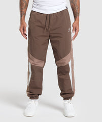 Retro Track Pants - Walnut Brown/Mocha Mauve/Soft White